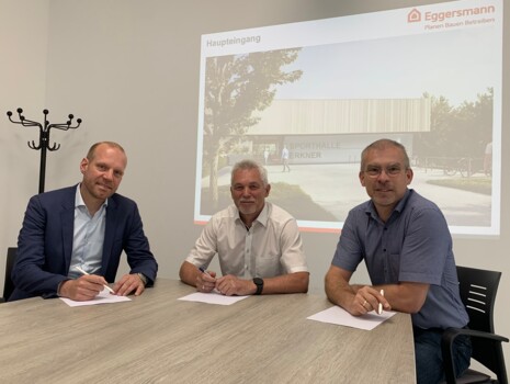 Bau der Dreifeldsporthalle an der Löcknitz-Grundschule Erkner startet