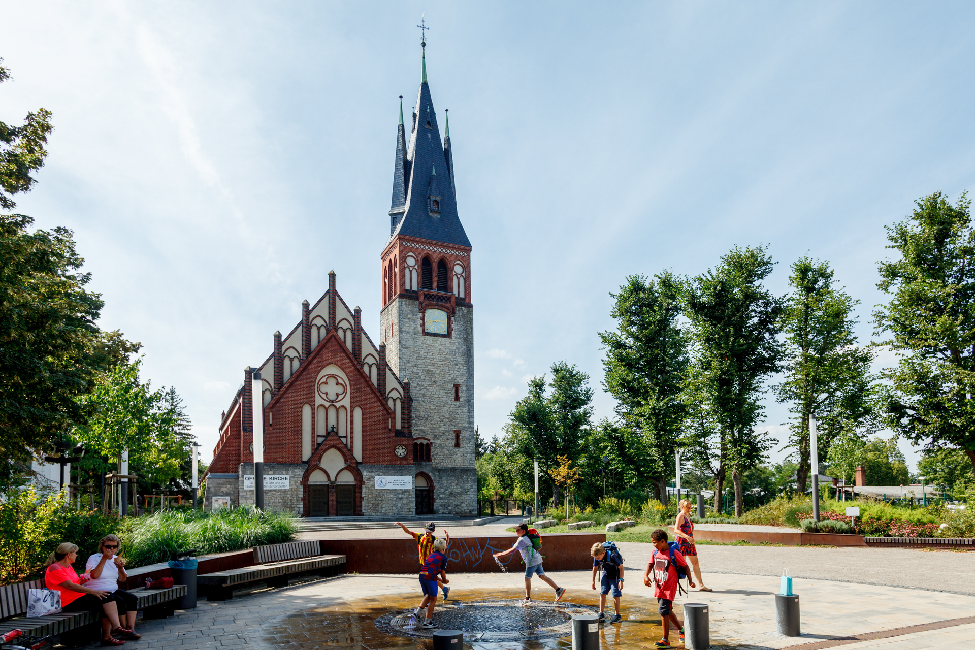 Kirchvorplatz Stadt Erkner