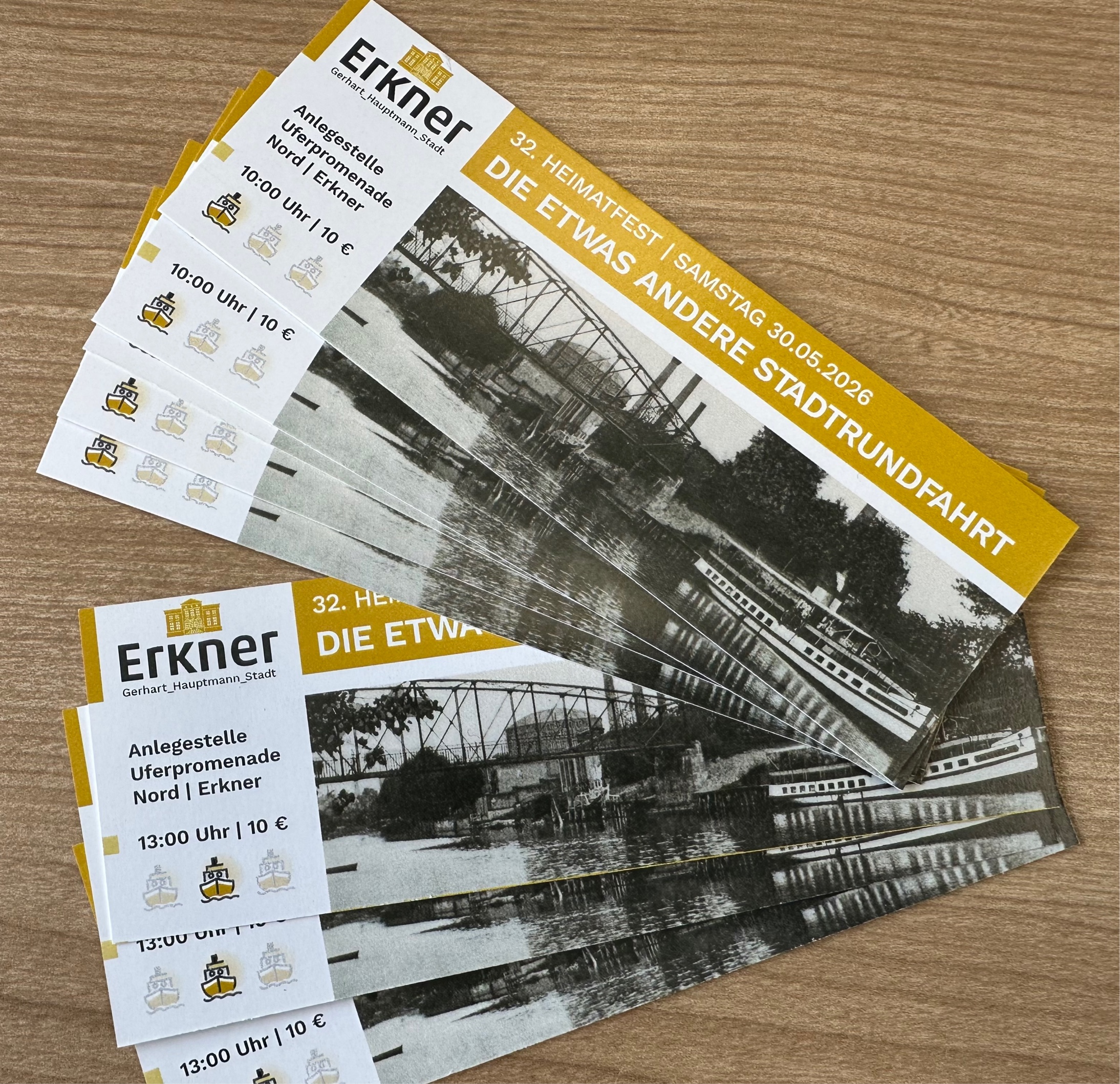 Tickets Dampferfahrt 2026