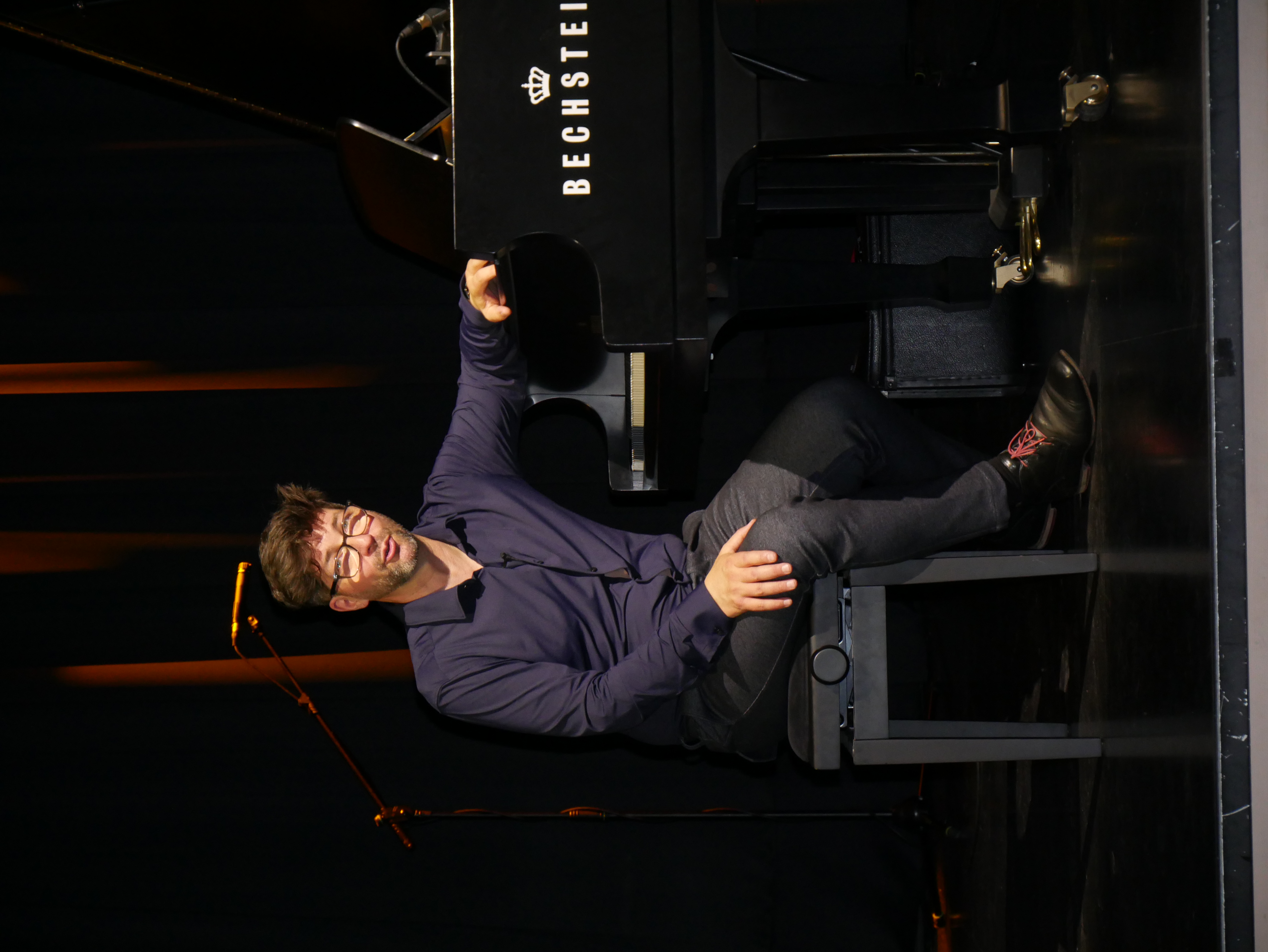 War erneut der Einladung nach Erkner gefolgt: der Pianist Andreas Gundlach Andreas Gundlach