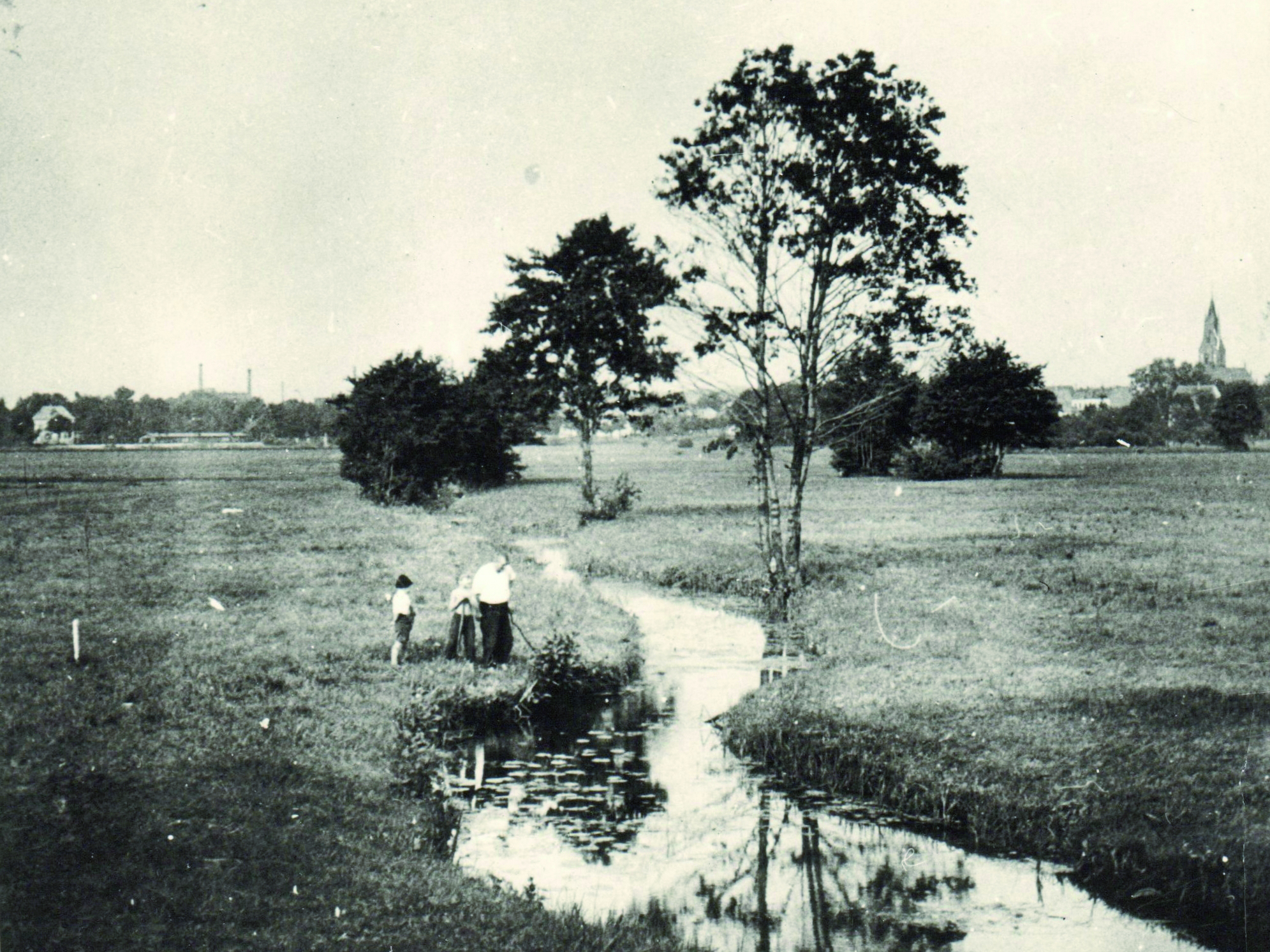 Historisches Foto vom Bretterschen Graben