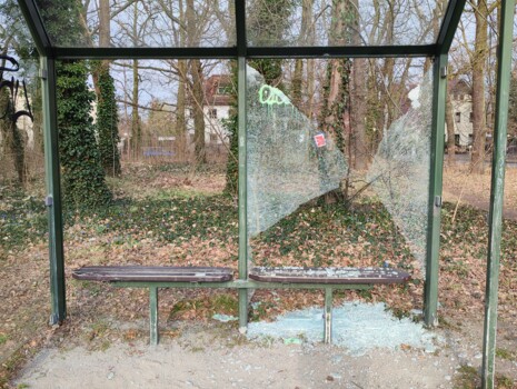 Erneut Vandalismus
