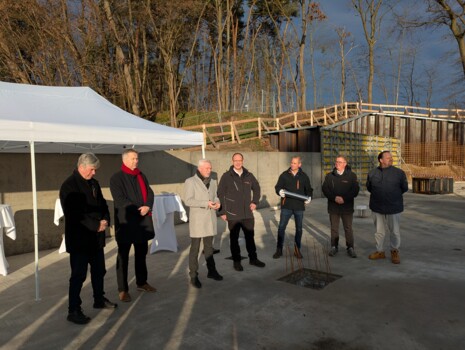 Grundsteinlegung f&uuml;r die neue Rettungswache 