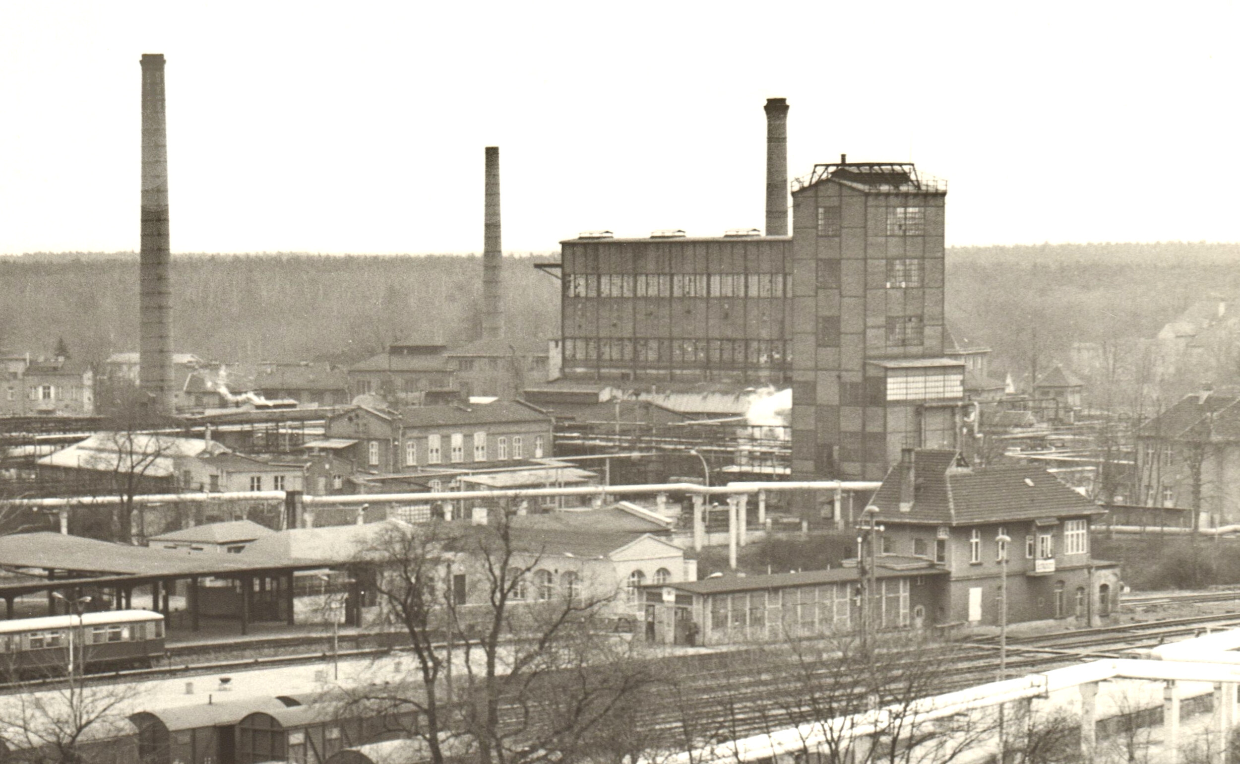 Historisches Foto Teerwerksgelände