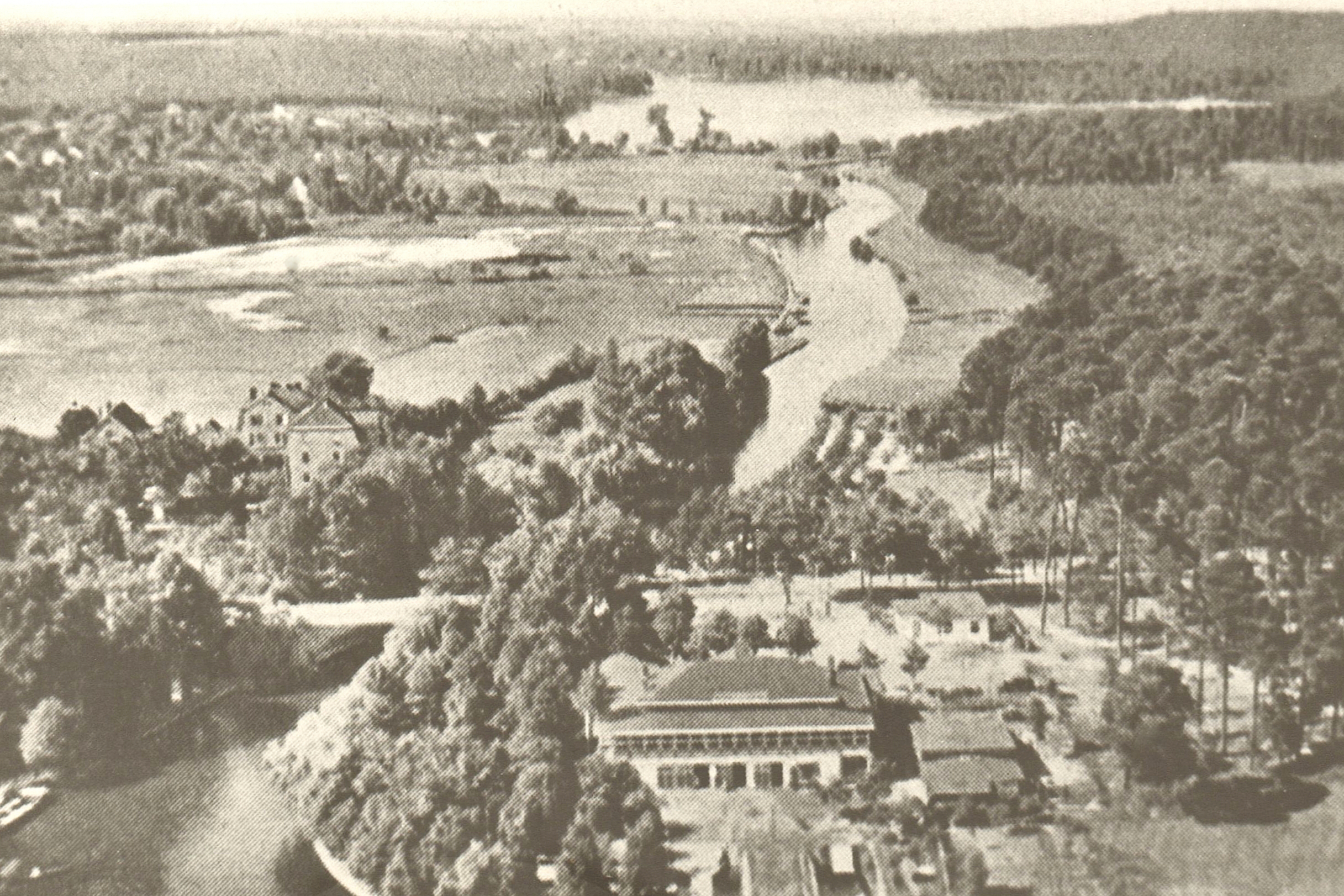Historisches Foto der Löcknitz