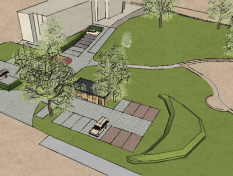 Baumfällarbeiten Schutthügel Rathauspark