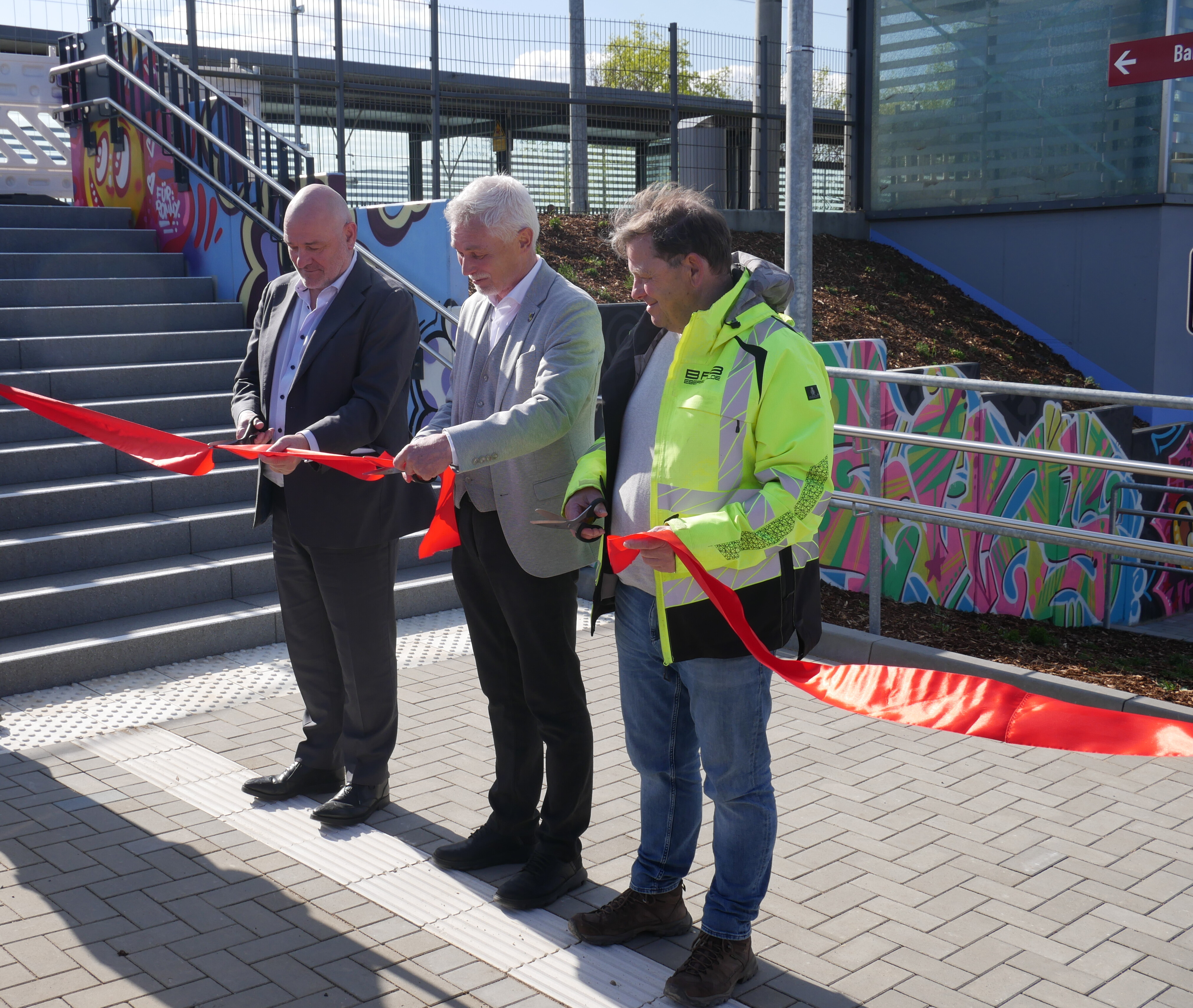 Er&ouml;ffnung B+R-Anlage