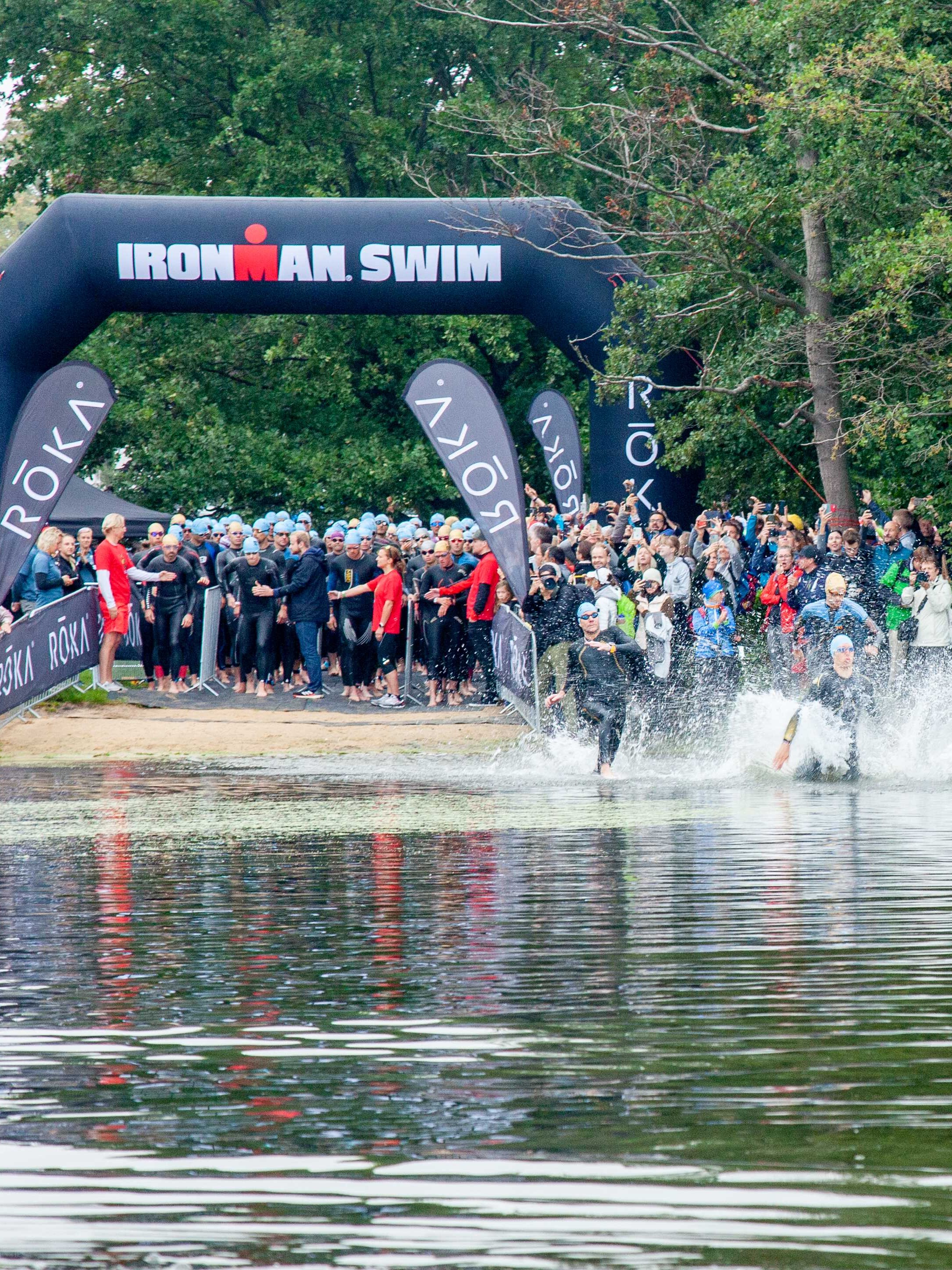 Start Ironman am Dämeritzsee