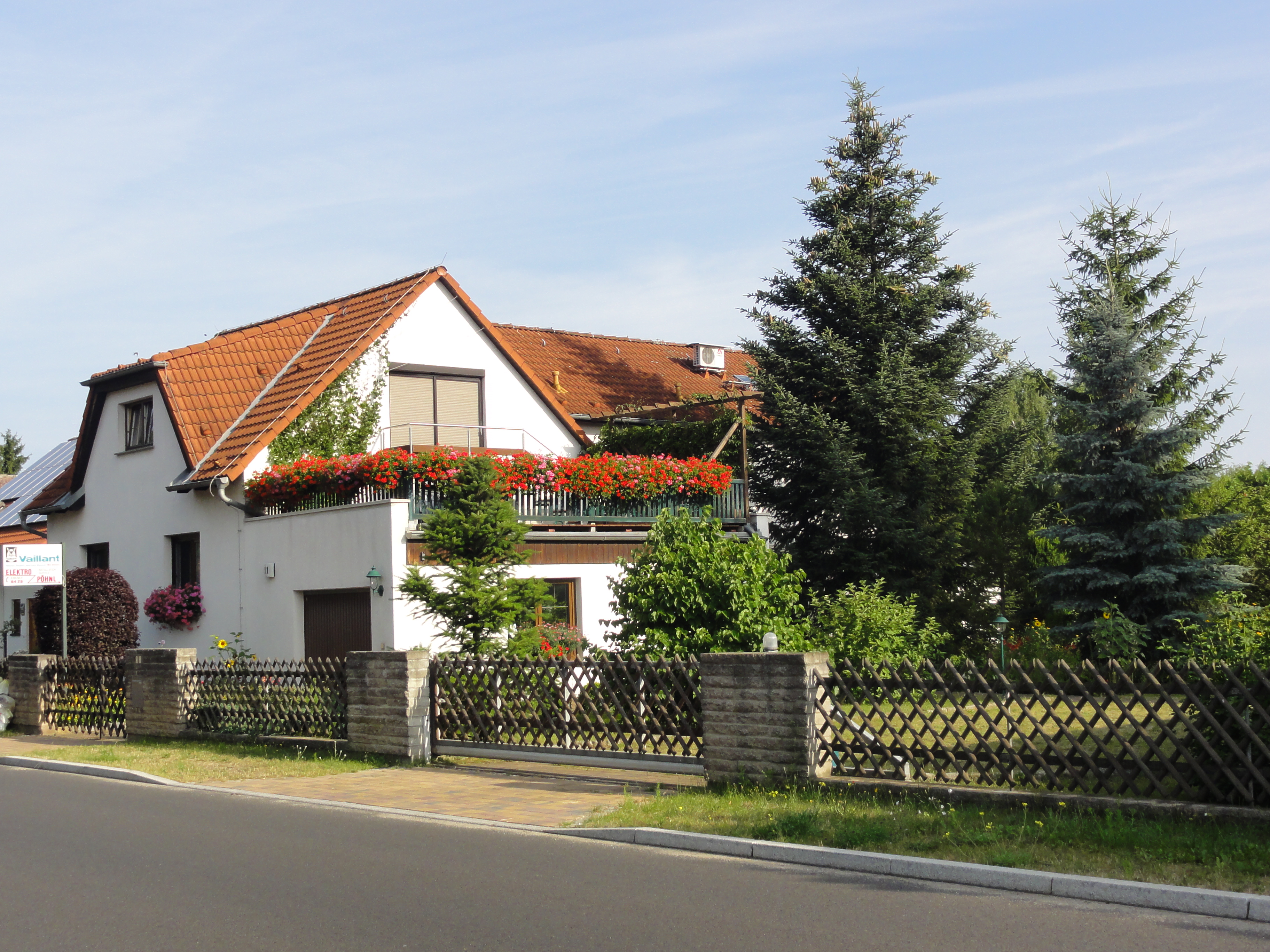 Wohnhaus der Ferienwohnung